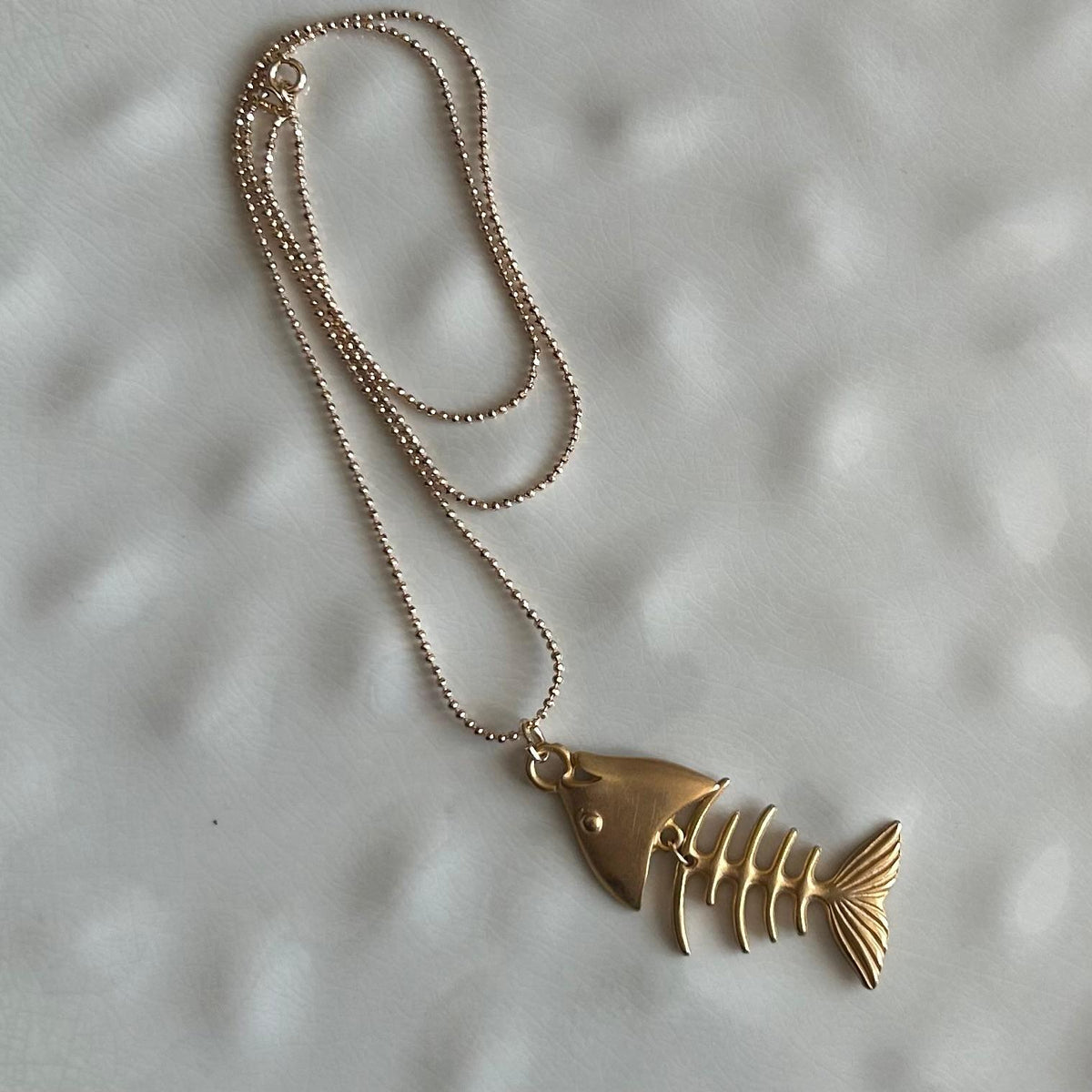 Collana con Lisca smaltata image 4 oro